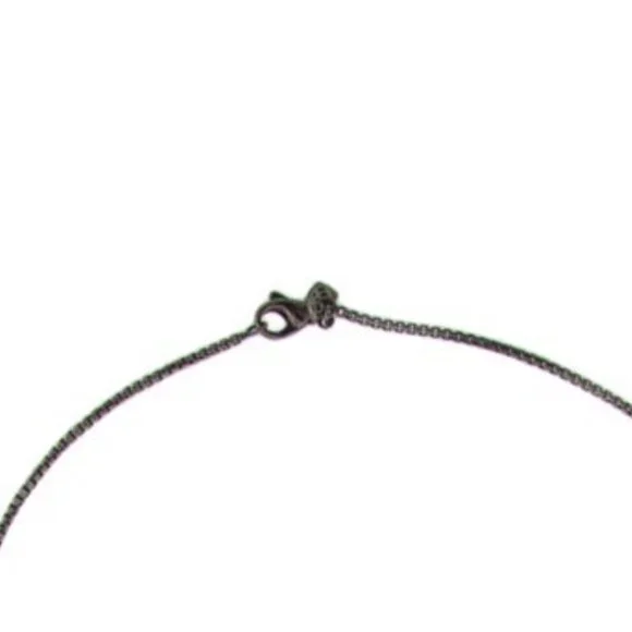 DAVID YURMAN STERLING SILVER TOPAZ, CHALCEDONY & DIAMOND 0.46 STATION NECKLACE - Picture 6 of 9